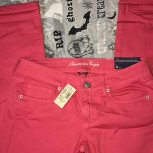 ⚡️NWT Pink AE Skinny Jeans